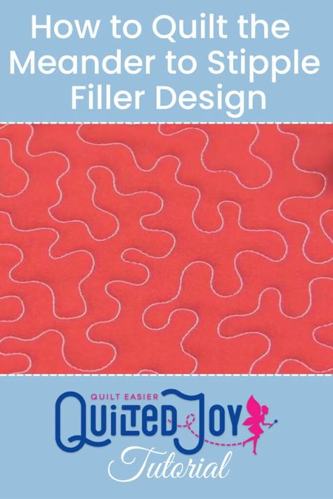 Meandering Quilting Designs, Stippling Quilting, How To Stipple Quilt, Long Arm Quilting Machines, Long Arm Free Motion Quilting For Beginners, Handiquilter Tutorials Longarm Quilting, Longarm Ruler Work, Freehand Design, Long Arm Quilting