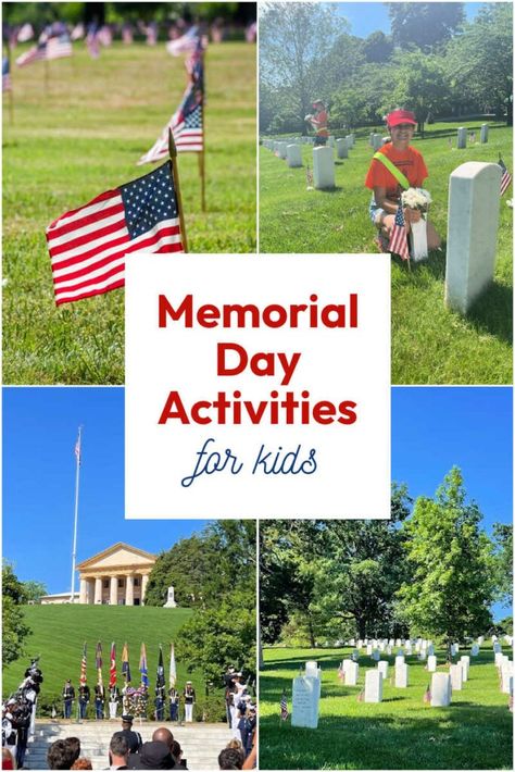 Memorial Day Activities for Kids. Memorial Day Activities For Kids, Rock Cycle Activity, Trips For Kids, Summer Art Activities, Memorial Day Activities, Patriotic Activities, Outdoor Summer Activities, Holiday Activities For Kids, Farm Activities