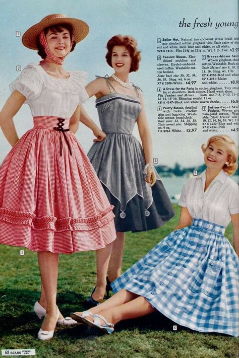 1950s Catalog, Catalog Clothes, 1960 Women, 50s Clothes, Early 60s Fashion, 1960 Outfits, 1950s Makeup, 1950 Dress, 1960s Fashion Women