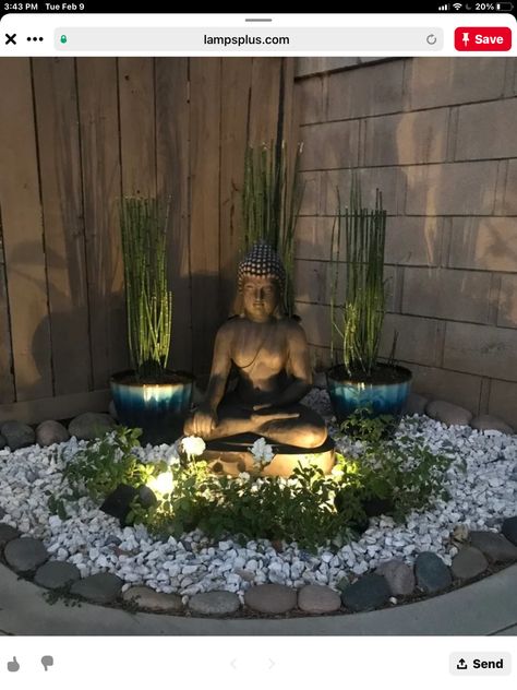 Small Japanese Garden, Japanese Garden Landscape, Buddha Garden, Zen Garden Design, Meditation Garden, Front Yard Garden Design, Japanese Garden Design, Real Ghosts, Have Inspiration