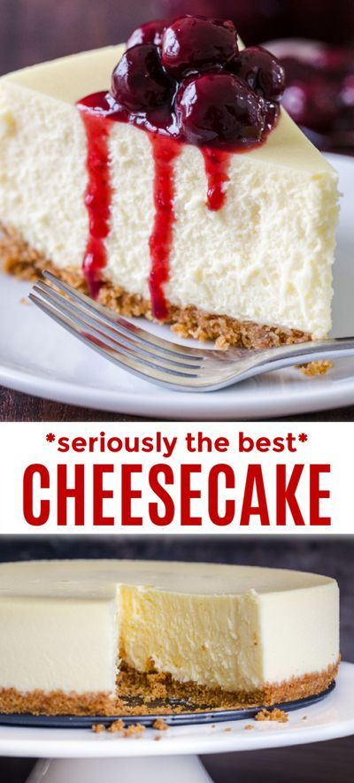 Cheesecake Recipes With Graham Crust, Cheesecake Recipes For Easter, Baked Cherry Cheesecake Recipe, Amish Cheesecake Recipes, Easy To Make Cheesecake, Kraft Cheesecake Recipes, Easy Cheesecakes To Make, Amazing Cheesecake Recipes, Cheese Cakes Recipes Easy Homemade