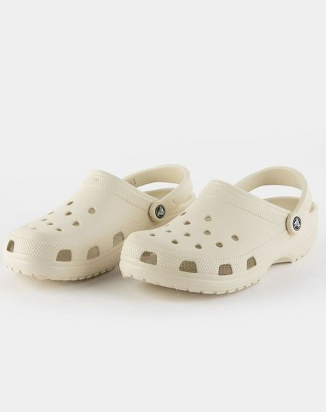 Features a sleek slip on and off design with a pivoting heel for a more secured fit as well as ventilation ports that add to breathability, helping shed water and debri.

We’ve also showcased some stylings/outfits which these can be peered with.

The ventilation ports can also be personalized based on your personality and preferences with charms.

Crocs Classic Unisex - https://amzn.to/3YM1AZx
Crocs Charm Pack - https://amzn.to/45igjhc

#crocs #classics #unisex #clogs #comfort #slipons #charms Nude Crocs Clogs, Crocs Png Aesthetic, Crocs Crocs Shoes, Crocs Cream Color, Off White Crocs, Fall Crocs Shoes, Creme Crocs, Neutral Crocs, Stucco Crocs