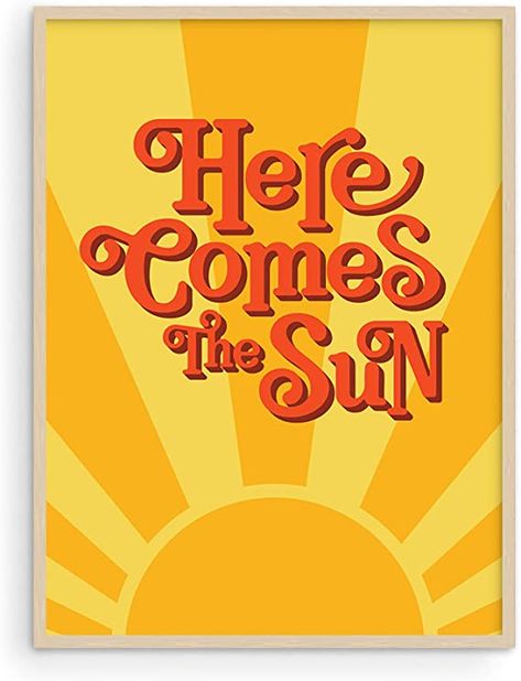 Amazon.com: Haus and Hues Groovy Posters and Hippie Posters for Bedroom - Retro Wall Art and Groovy Room Decor | Indie Posters for Room Aesthetic 70s Poster and Hippy Posters | UNFRAMED 12" x 16" (Groovy Rays): Posters & Prints Hippy Posters, Beatles Lyrics Art, Groovy Room Decor, Indie Posters, Groovy Room, Posters For Bedroom, Hippie Wall Art, Haus And Hues, Beatles Lyrics