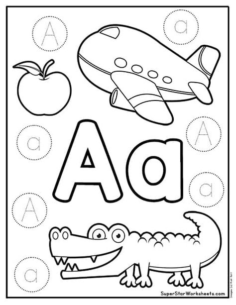 Learning Letters Worksheets, Letter A Tracing Worksheets For Preschool, Letter A Worksheets For Preschoolers, Letter A Vocabulary For Preschool, A Letter Worksheets Preschool, Printable Letter Worksheets Preschool, A Preschool Worksheets, Alphabet Colouring In Free Printable, Alphabet A Worksheets Preschool