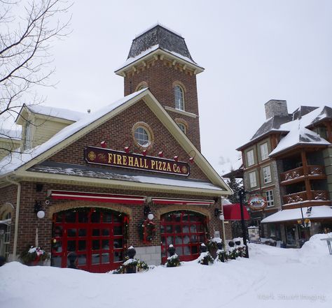 Firehall Pizza in the Village at Blue Mountain Resort Collingwood Ontario Blue Mountain Ontario Christmas, Blame Canada, Blue Mountain Ontario, Collingwood Ontario, Vacay Spots, Canadian Christmas, Ontario Cottages, Canada Christmas, Fire Hall