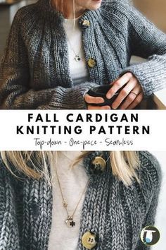 Fair Isle Pullover, Best Cardigans, Gilet Crochet, Knitting Patterns Free Sweater, Knit Cardigan Pattern, Fall Cardigan, Knitting Sweaters, Vogue Knitting, Sweater Patterns