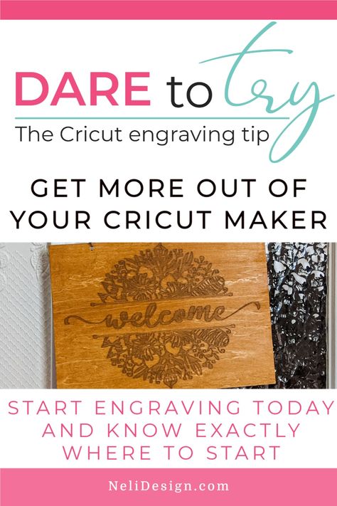 Don't just learn how to use the Cricut Maker engraving tip, make 3 craft projects today! 3 hands-on home decor projects to start engraving right now and learn how to engrave, wood, metal, plastic or acrylic. Know exactly what to do and maximize the use of your Cricut Maker with step by step video tutorials. You'll also learn how to center your images, how to use glyphs and how to enhance your engravings with hatch fill for bolder engraved designs. Wood Engraving With Cricut, Cricut Engraving Tip Projects, Cricut Wood Engraving Projects, Cricut Maker 3 Engraving Projects, Cricut Maker Engraving, How To Engrave Wood With Cricut, Engrave Wood With Cricut Maker, How To Engrave With Cricut, Cricut 3 Maker Projects