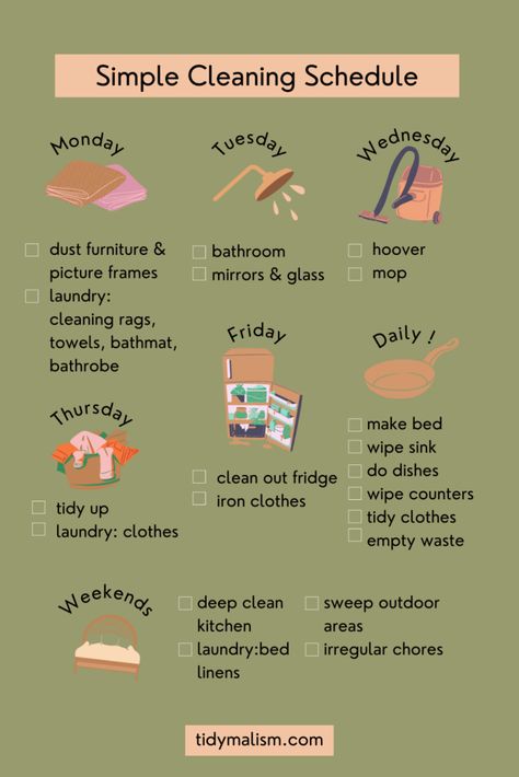 Simple Cleaning Schedule, Easy Cleaning Schedule, Garden Sink, Adulting 101, Beach Necessities, House Cleaning Checklist, Vie Motivation, Get My Life Together, Household Cleaning Tips