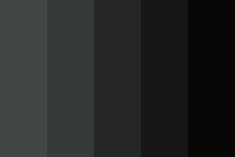 Dark Color Palette, Black Color Palette, Color Design Inspiration, Grey Color Palette, Color Palette Design, Dark Grey Color, Color Pallets, Colour Images, Color Theory