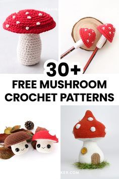 Crochet mushrooms are having a major moment. And with the right pattern and yarn, you can create a charming collection of fungi-themed designs for yourself and your home. In this article, I'm gathering some of my favorite free crochet mushroom patterns that are sure to inspire your next project. Let's get started! Free Crochet Mushroom, Mushroom Patterns, Crochet Potholder, Crochet Skull, Crochet Mushroom, Potholder Patterns, Crochet Dishcloth, Crochet Washcloth, Crochet Fall