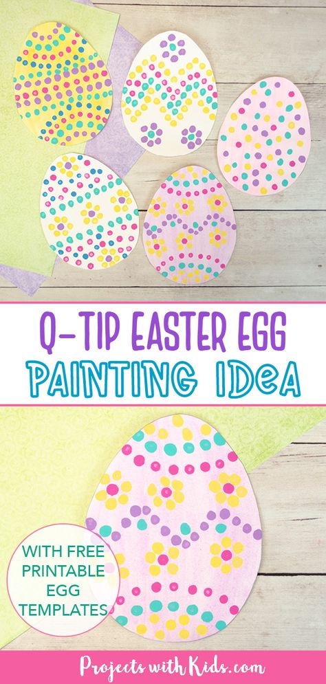 Easter Art For Kindergarten, Easter Art Kids, Easter Egg Art Projects, Easter Art Project, Easter School, April Crafts, Easter Paintings, Easter Arts And Crafts, Easter Week