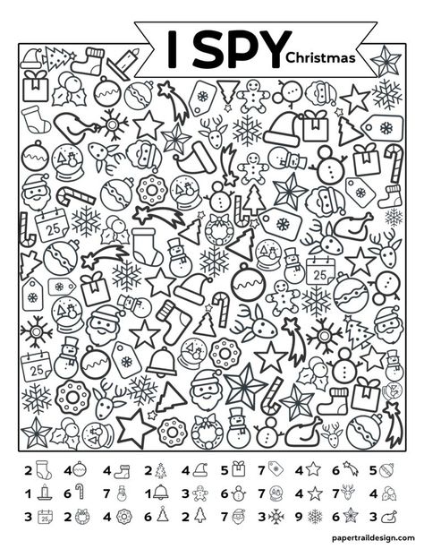 Free Printable I Spy Christmas Activity. Use this I Spy game for a classroom party, church Christmas party, or as a road trip boredom buster. #papertraildesign #christmas #christmasactivity #ispy #ispychristmas #christmasispy #christmasgame #holiday I Spy Christmas, Church Christmas Party, I Spy Games, Christmas Worksheets, Christmas Activity, Christmas School, Paper Trail, Christmas Classroom, Christmas Party Games