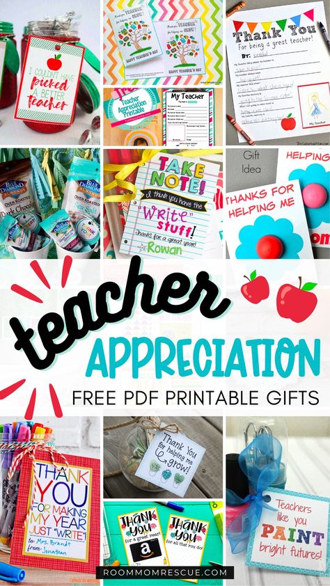 We all know our teachers deserve so much. Honor them and thank them for helping us raise our children with these 15 teacher appreciation printables. Thank you teachers everywhere! Teacher Appreciation Gifts Muffin, Teacher Appreciation Muffins, Appreciation Themes, Free Teacher Appreciation Printables, Teacher Appreciation Diy, Appreciation Gifts Diy, Teacher Appreciation Gifts Diy, Teacher Appreciation Printables, Appreciation Printable