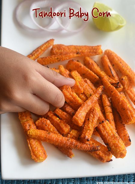 Baby Corn Recipe Indian, Corn In Oven, Baby Corn Recipe, Veg Appetizers, Senses Preschool, Tandoori Roti, Veg Snacks, Baby Corn, Olive Bread