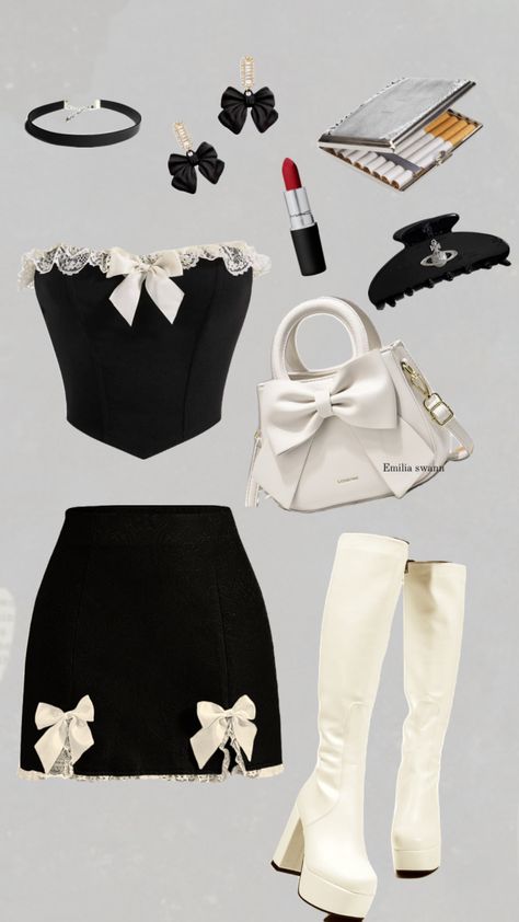 Feminine Aesthetic Outfits, Coquette Dark, Outfits Lookbook, Estilo Dark, Vibes Outfit, Dark Coquette, Kawaii Dress, Dark Outfits, Prom Dress Inspiration