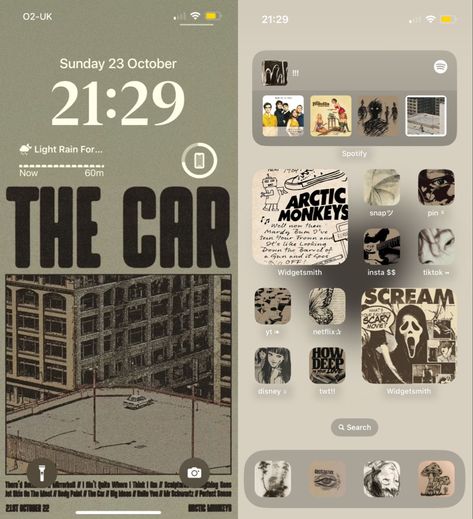 Arctic Monkeys Iphone Layout, Ios 16 Home Screen Ideas Arctic Monkeys, Car Widgets Iphone, Arctic Monkeys Ios 16 Wallpaper, Arctic Monkeys Homescreen Layout, Car Homescreen Layout, Arctic Monkeys Phone Layout, The Car Wallpaper Arctic Monkeys, Car Home Screen