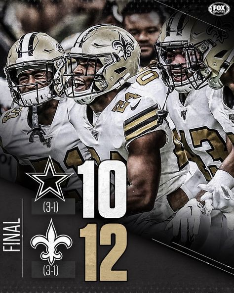 NFLWeek 4 - Dallas Cowboys vs New Orleans Saints, September 29, 2019 Fox Sports, New Orleans Saints, Dallas Cowboys, Samurai Gear, New Orleans, Dallas, Football, Sports, American Football