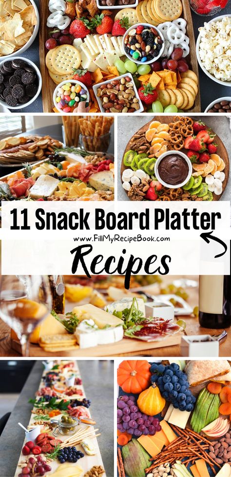 Platter Recipes, Food Tray Ideas, Snack Boards, Meat And Cheese Tray, My Recipe Book, Vegan Party Food, Diy Snacks, Appetizer Platters, Snack Platter