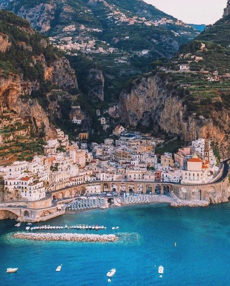 Atrani Italy, Positano Italy, Italy Holidays, Italy Aesthetic, Italy Travel Guide, The Amalfi Coast, Italy Photo, Visit Italy, Italy Vacation