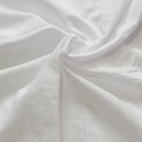 Cotton Voile Fabric, Farmhouse Curtains, Voile Fabric, White Cotton Fabric, Cotton Voile, Cotton Lights, White Fabric, White Fabrics, Pure White