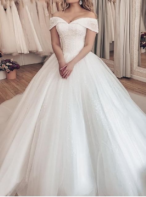 Ball Gown Off Shoulder, Formal Wedding Dresses, Gown Off Shoulder, Sweep Train Wedding Dress, Wedding Dresses Ball Gown, Cheap Wedding Dresses Online, Dresses Ball Gown, Mother Wedding Dress, Lace Bridal Gown