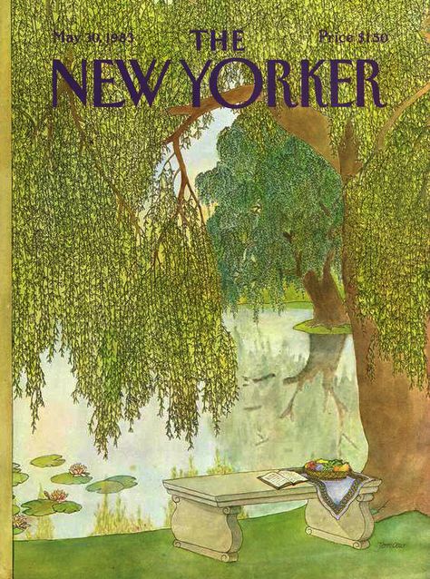 The New Yorker - Monday, May 30, 1983 - Issue # 3041 - Vol. 59 - N° 15 - Cover by : Jenni Oliver The New Yorker Magazine, New Yorker Magazine, Turn The Page, New Yorker Covers, Dorm Posters, Vintage Poster Art, Design Visual, Art Collage Wall, Picture Collage