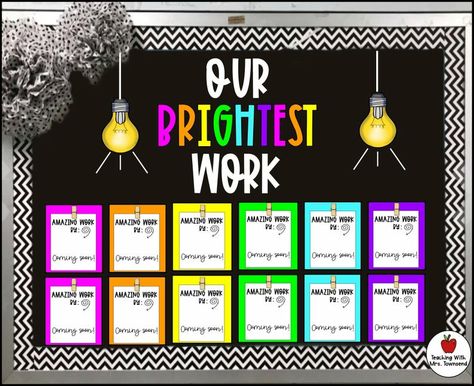 Student Work Bulletin Board, Work Bulletin Board, Elementary Bulletin Boards, Bulletin Boards Theme, Work Bulletin Boards, Brag Board, Classroom Boards, Teacher Bulletin Boards, School Displays