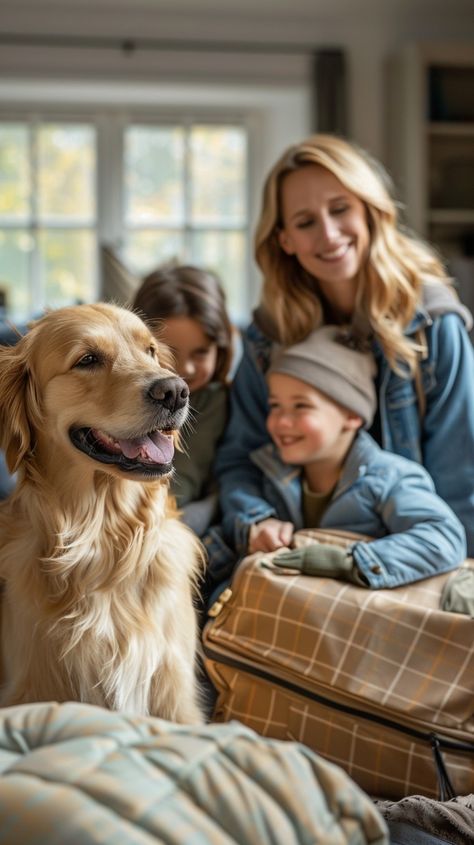 Family Bonding Time: A joyful family moment capturing laughter and bonding with a cheerful golden retriever at home. #family #pet #dog #golden retriever #home #aiart #aiphoto #stockcake ⬇️ Download and 📝 Prompt 👉 https://ayr.app/l/kZr1 Golden Retriever With Family, Family Photos With Golden Retriever, Golden Retriever Family Photo, Owner With Dog, Pet Family Photos, Golden Retriever Family, Family With Dog, Family Pet Photography, Pet Lifestyle