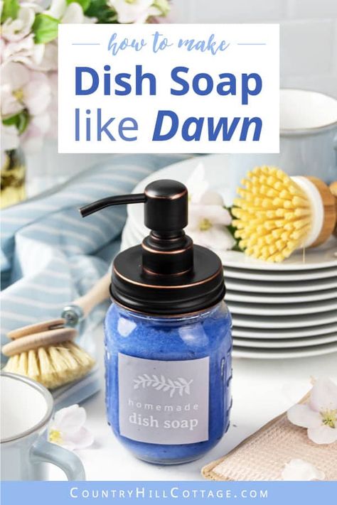 Diy Dish Detergent, Diy Dishwasher Soap, Sal Suds, Dish Cleaner, Kitchen Dispenser, Homemade Dish Soap, Natural Dish Soap, Diy Dish Soap, Detergent Recipe