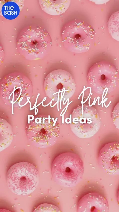 Pink Pajama Birthday Party, Pink Out Party Decorations, Pretty In Pink Party Decorations, Pretty In Pink Party Ideas, Pink Party Activities, 18th Pink Birthday Party, Pink Party Ideas For Teens, Pink Color Party Ideas, Pink Party Games