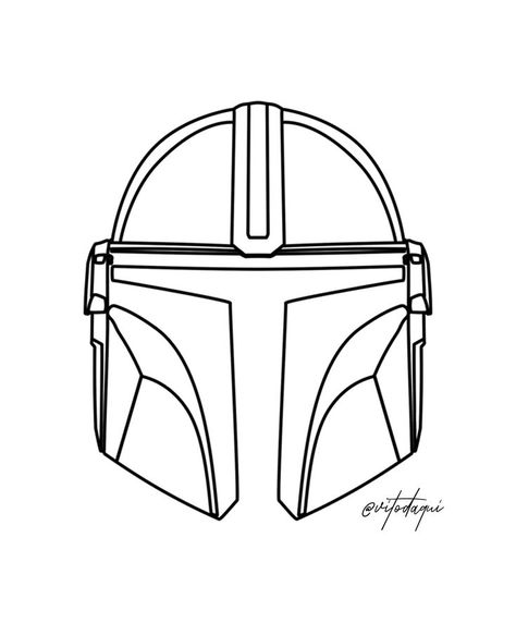 The Mandalorian Star Wars Helmet Tattoo sketch Mandalorian Helmet Tattoo, Mandalorian Tattoo, Star Wars Embroidery, Star Wars Symbols, Helmet Drawing, Helmet Tattoo, Star Wars Helmet, Mandalorian Helmet, Warrior Helmet