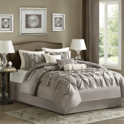 Pintuck Comforter, Home Essence, Tufted Bed, King Comforter Sets, Queen Comforter Sets, Bed Sets, Madison Park, Queen Comforter, King Comforter