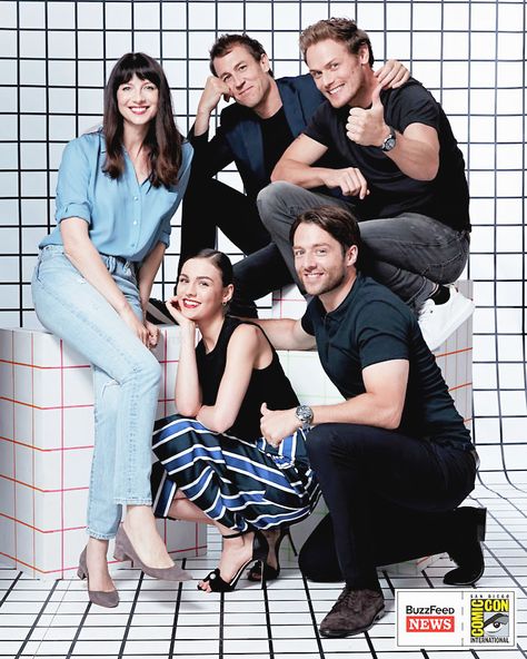 sonodivergente: ““Outlander Cast | Caitriona Balfe, Tobias Menzies, Sophie Skelton, Richard Rankin, and Sam Heughan for BuzzFeed News, July 2017. ” ” Tobias Menzies, James Fraser Outlander, Richard Rankin, Outlander Quotes, Outlander 3, Outlander Casting, Jamie Fraser Outlander, Outlander Tv Series, Sam Heughan Outlander