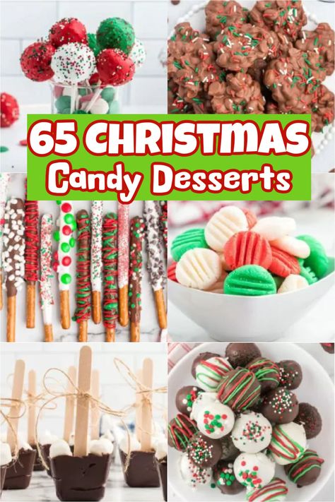 Christmas Candy Desserts Christmas Candy And Cookies, Christmas Gift Treats, Old Fashion Fudge, Best Christmas Candy, Chocolate Covered Pretzels Christmas, Oreo Balls Christmas, Old Fashioned Christmas Candy, Christmas Bark Recipes, Candy Homemade