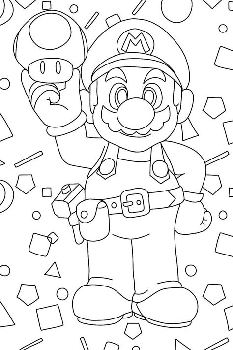 They can stamp, color, draw, sticker, and even give themselves tattoos. Since everything comes packed in a tidy tin carrying case, kids can take this art set anywhere! mario bros drawing, mario bros drawing easy, printable mario brothers, printable super mario, mario bros coloring pages for kids, how to draw mario, mario art, mario fan art, cartoon coloring pages, super mario drawing, mario bros easy drawing, mario bros coloring sheets, #ad Mario Bros Drawing, Super Mario Drawing, How To Draw Mario, Minion Coloring Pages, Super Mario Coloring Pages, Cupcake Coloring Pages, Mario Fan Art, Mario Coloring Pages, Japanese Poster Design