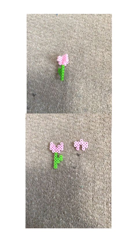 A nice flower made out of melting beads Melting Beads Flower, Melty Beads Ideas Easy Cute, Flower Melty Beads, Melting Beads Ideas Easy, Easy Perler Beads, Nice Flower, Melty Bead Patterns, Easy Perler Beads Ideas, Perler Crafts