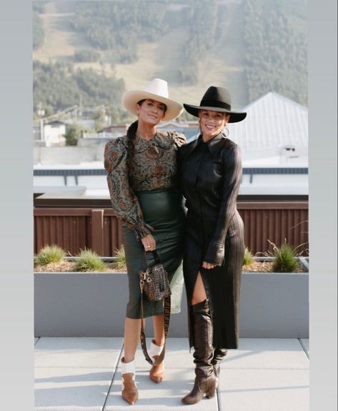 Country Wedding Outfits For Women Guest Classy, Elevated Cowboy Outfit, Cowgirl Dinner Outfit, Country Theme Wedding Outfits Guest, Chic Western Outfits Party, Western Formal Wear For Women, Elegant Western Outfits Women, Wedding Guest Cowgirl Boots, Mountain Formal Attire