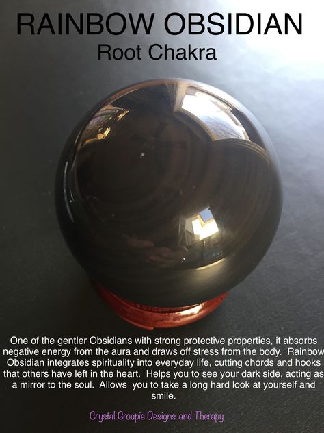 Rainbow obsidian Rainbow Obsidian Crystal Meaning, Rainbow Obsidian Meaning, Gemstones Meaning, Chakra Balancing Meditation, Chakra Root, Rainbow Obsidian, Healing Vibes, Magical Herbs, Gemstone Properties