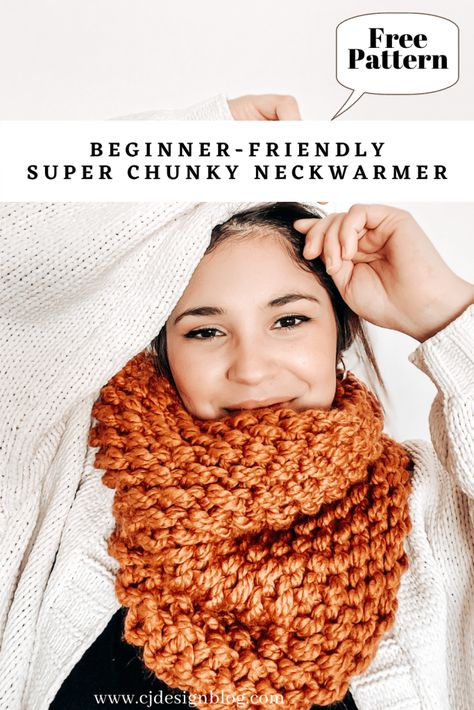 Wool Ease Thick And Quick, Snood Knitting Pattern, Cj Design, Bulky Yarn Patterns, Knit Cowl Pattern Free, Chunky Knit Cowl, Bulky Knit, Knitting Patterns Free Scarf, Lion Brand Wool Ease