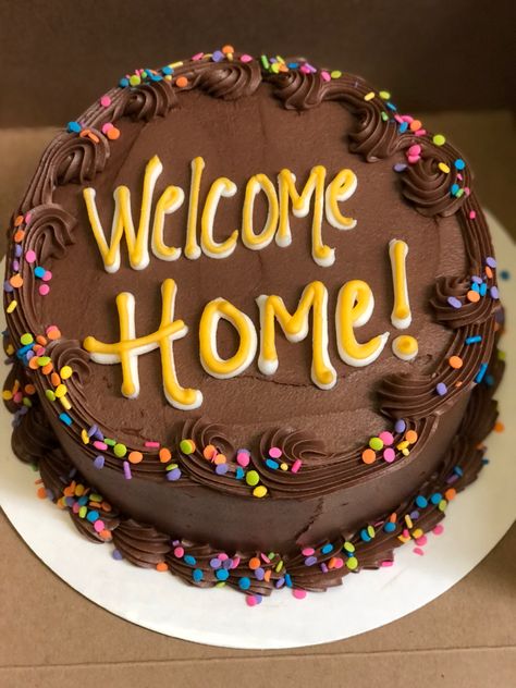 Welcome Home Dessert Ideas, Welcome Surprise Ideas, Welcome Back Home Cake Ideas, Welcome Back Home Cake, Welcome Back Cake Ideas, Welcome Cake Ideas, Welcome Back Cake, Welcome Cake, Welcome Home Cake Design