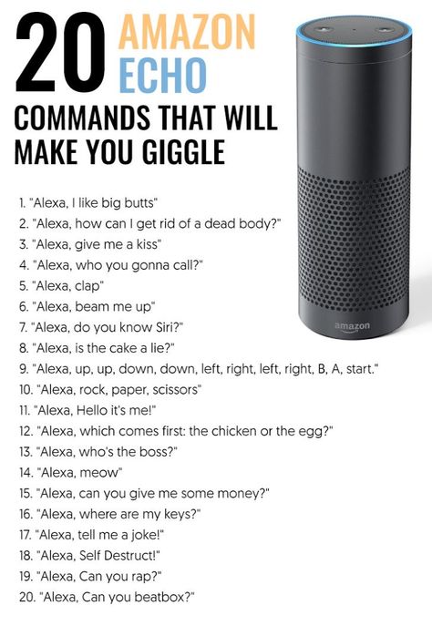 Things To Look Up On Amazon, Things To Never Ask Alexa, Alexa Questions, Things To Ask Alexa, Alexa Hacks, Funny Alexa Commands, Things To Get On Amazon, Alexa Tricks, Alexa Commands