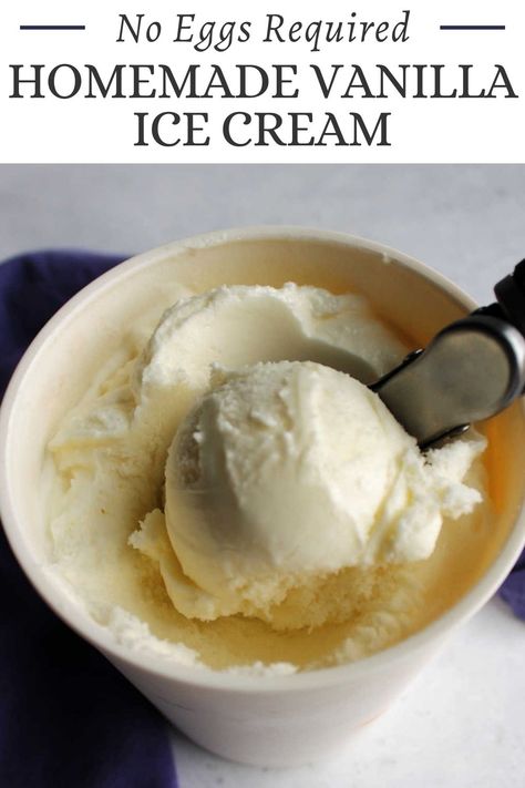 Quick Ice Cream Recipe, Ice Cream Without Eggs, No Egg Ice Cream Recipe, Cuisinart Ice Cream Maker Recipes, Homemade Vanilla Ice Cream Recipe, Homemade Ice Cream Recipes Machine, Kitchen Aid Ice Cream, Vanilla Salt, Chess Cake