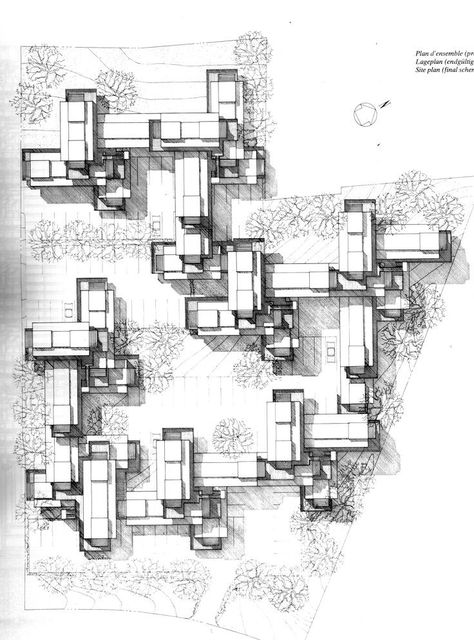 Modular Architecture Plan, Cluster Planning Architecture, Floor Plan Graphic, Spatial Planning, Architecture Site Plan, Building Design Plan, Architecture Design Process, Urban Design Architecture, Urban Design Plan