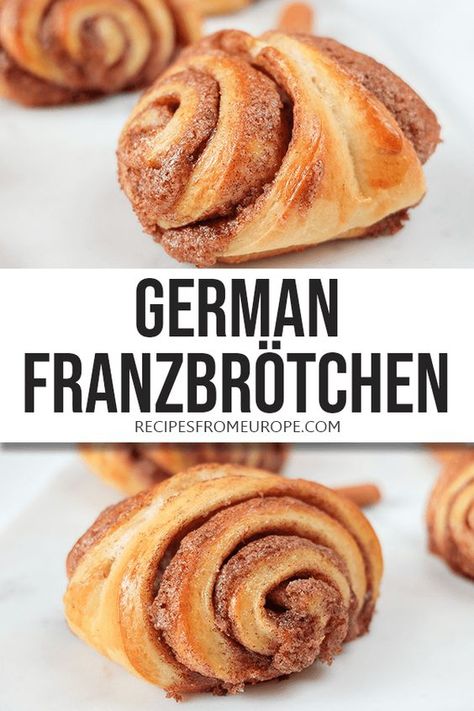 Brioche, German Recipes Authentic Dessert, German Cinnamon Rolls, German Candy Recipes, German Baked Goods, German Baking Recipes, Easy German Desserts, German Desserts Authentic, German Recipes Traditional