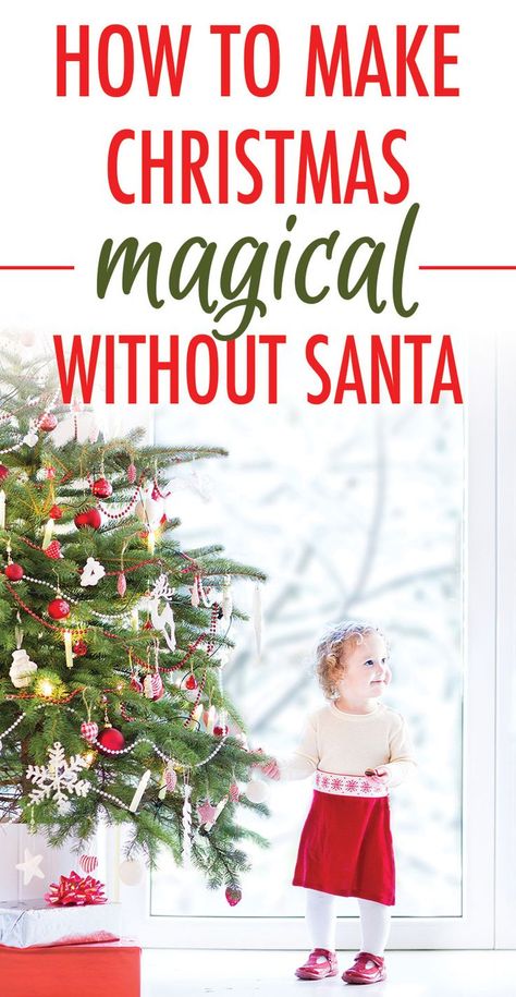 Use these tips to help you know how to make Christmas magical without Santa. You don't have to include Santa in your Christmas celebrations if that isn't something you want. These tips are also great for kids that no longer believe in Santa. Keep Christmas fun this year and make special memories! #christmas #family Christmas Kids Crafts, Make Christmas Magical, Christmas For Kids, Christmas Traditions Family, Holiday Crafts For Kids, Christmas Activities For Kids, Christmas Kids, Christian Christmas, Magical Christmas