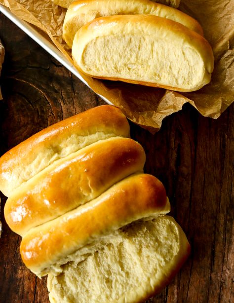 Homemade Hot Dog Bun Recipe: - Tiny Farm Big Family Easy Hot Dog Bun Recipe, Homemade Hotdogs Buns, Easy Hot Dog Buns, Hot Dog Bun Recipe, Homemade Hot Dog Buns, Hot Dog Buns Recipe, Homemade Hot Dogs, Ranch Dressing Recipe Homemade, Hot Dog Bun