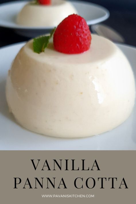 Vanilla Panna Cotta Recipe | How to make panna cotta Panacota Recipe, Vanilla Panna Cotta, Panna Cotta Recipe, Milk And Sugar, Italian Dessert, Spiralizer Recipes, Cook Recipes, Creamy Desserts, Delicious Snacks Recipes