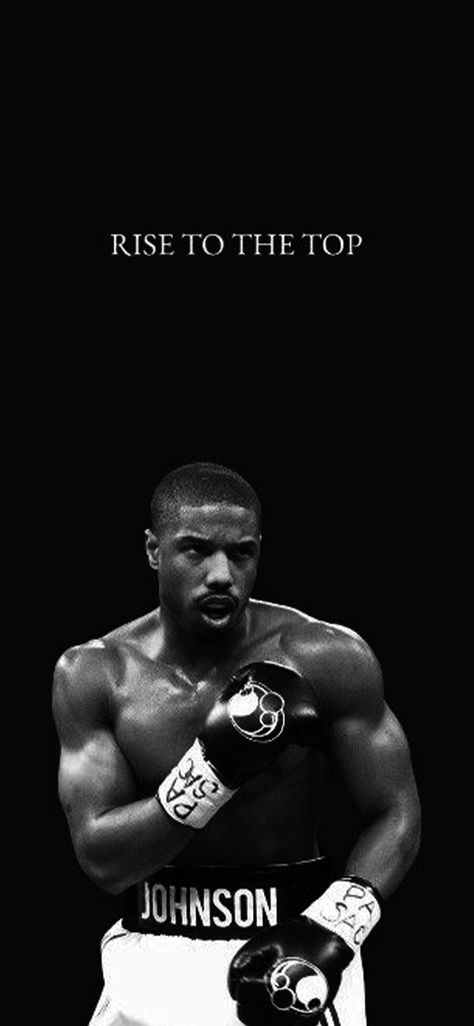 Michael B Jordan wallpaper📱👨‍🚒 Inspirational Quote Wallpapers Aesthetic, Rise To The Top Wallpaper, Creed Wallpaper Boxing Iphone, Bussines Wallpapers, Creed Wallpaper Boxing Motivation, Athlete Wallpaper Iphone, Motivational Wallpaper Athletes, Sports Motivation Wallpaper, Workout Asethic Wallpaper