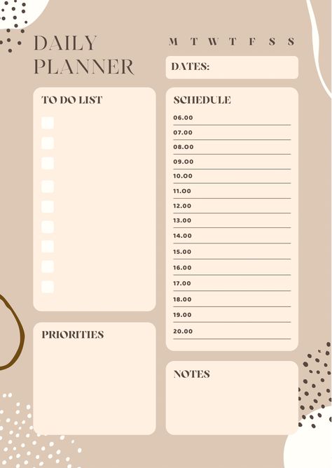 Study Planner Printable, Student Planner Printable, Note Writing Paper, To Do Planner, Weekly Planner Template, Daily Planner Pages, Ipad Planner, Student Planner, Schedule Template