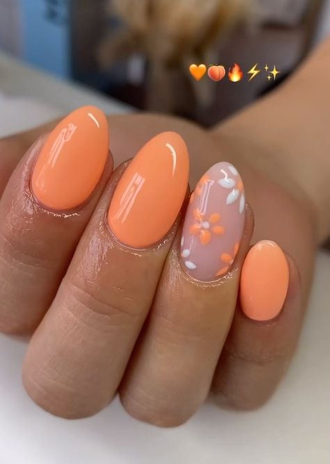 40 Casual Summer Nails to Inspire You Casual Summer Nails, Olivia Nails, Do It Yourself Nails, Rounded Acrylic Nails, Teen Nails, Spring Break Nails, Spring Acrylic Nails, Cute Simple Nails, Broken Nails